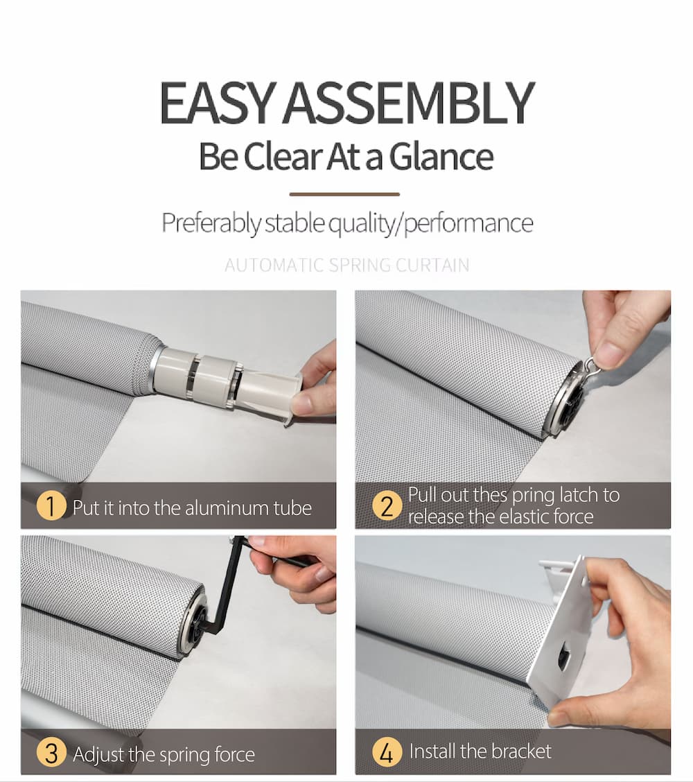 Roller Blind Kit Spring Loaded Mechanism Roller Blind Kit Spring Loaded Mechanism