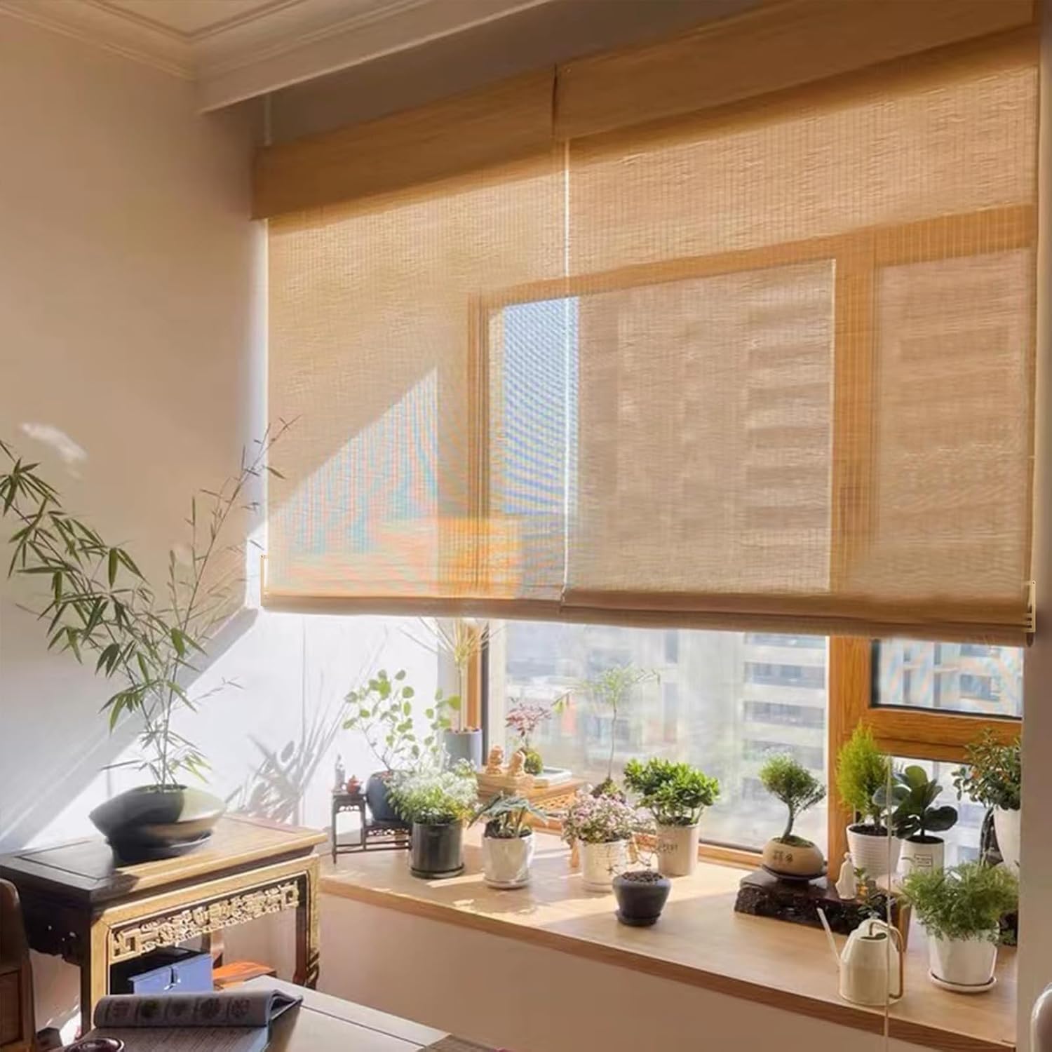 Application Bamboo Roman blind Application Bamboo Roman blind