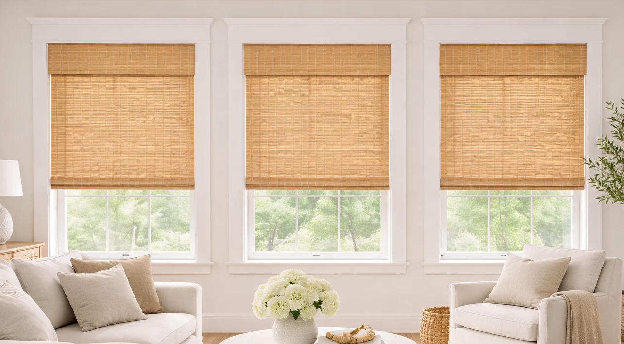 Bamboo Roman Shades Bamboo Roman Shades