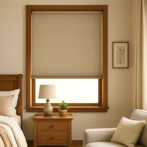 Honeycomb Blind in Bedroom Honeycomb Blind in Bedroom