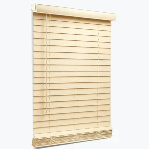 Beige Faux Wood Blind