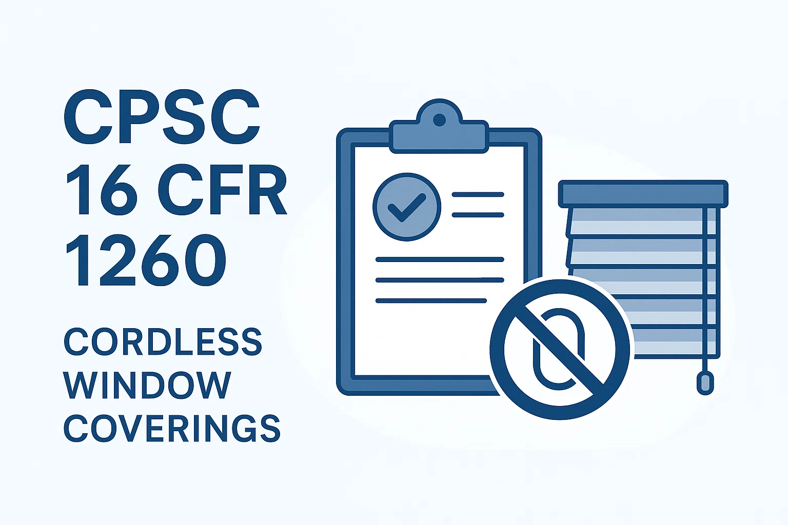 This illustration (or: Photo) demonstrates the critical technical elements that define a CPSC 16 CFR 1260 compliant cordless blind. Our advanced spring and brake systems are at the core of meeting these mandatory safety standardsCPSC Regulation for Blinds
