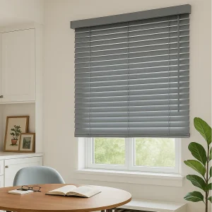 Grey Cordless Venetian Blind