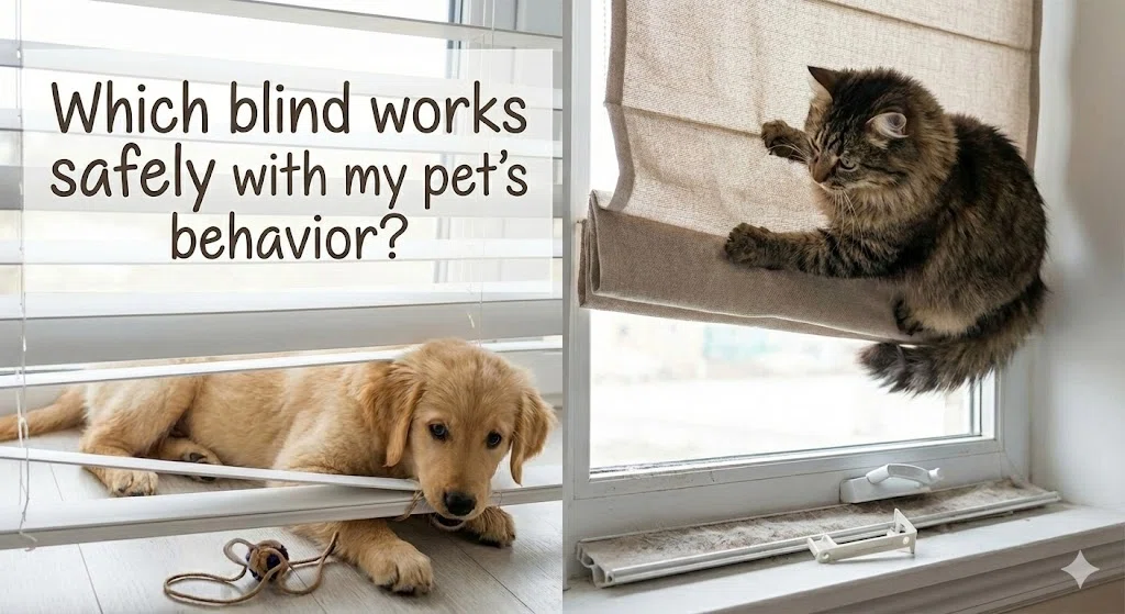 Pets Change the Way You Choose Blinds Pets Change the Way You Choose Blinds