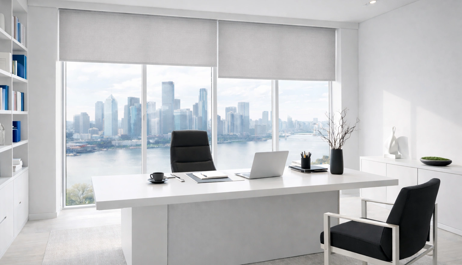 Roller Blind in Office Roller Blind in Office