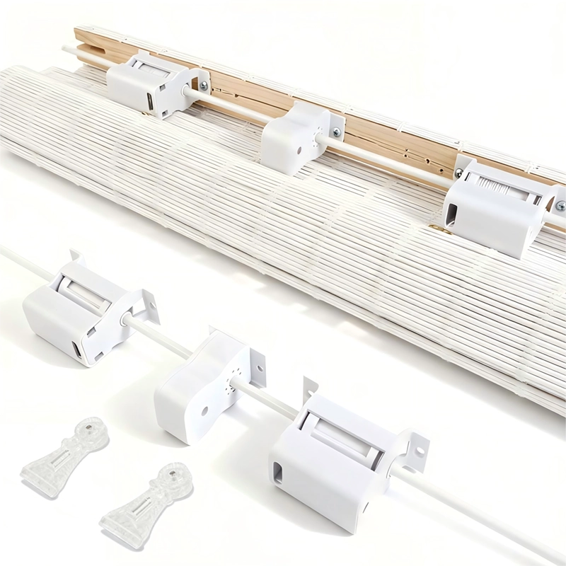 Spring system components suitable for cordless bamboo Roman blinds