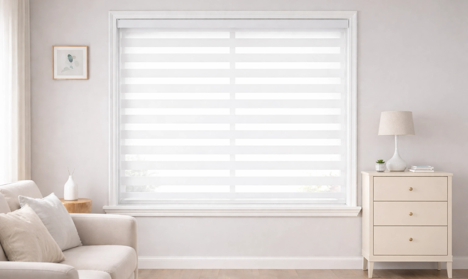 Zebra Blind in Home Zebra Blind in Home