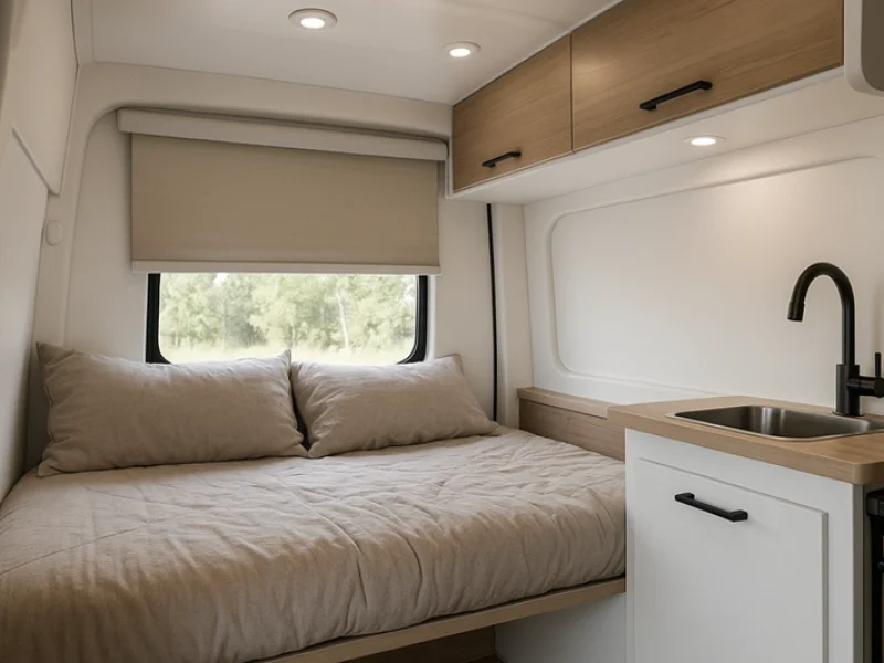 Cordless RV Roller Blinds2 Cordless RV Roller Blinds