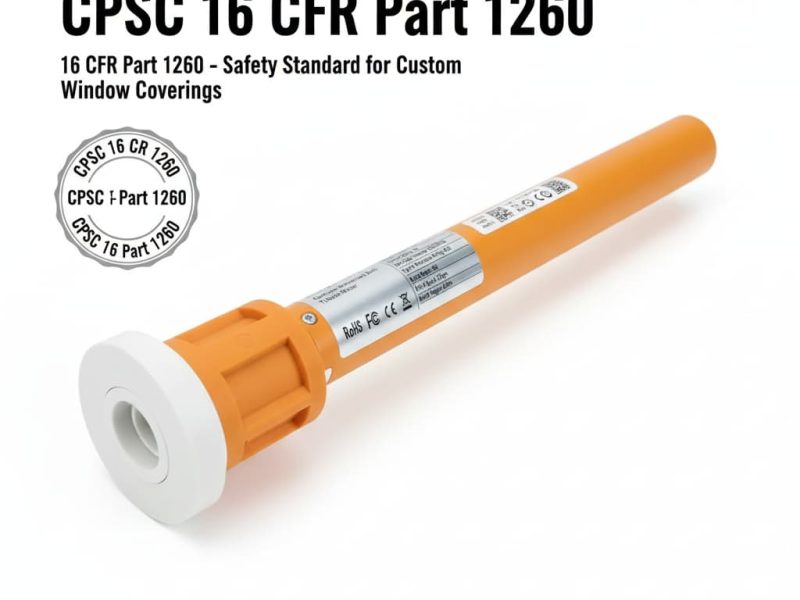 Window Coverings Safety Regulation CPSC 16 CFR 1260: Why Cordless Is Now Mandatory for the Window Coverings Industry