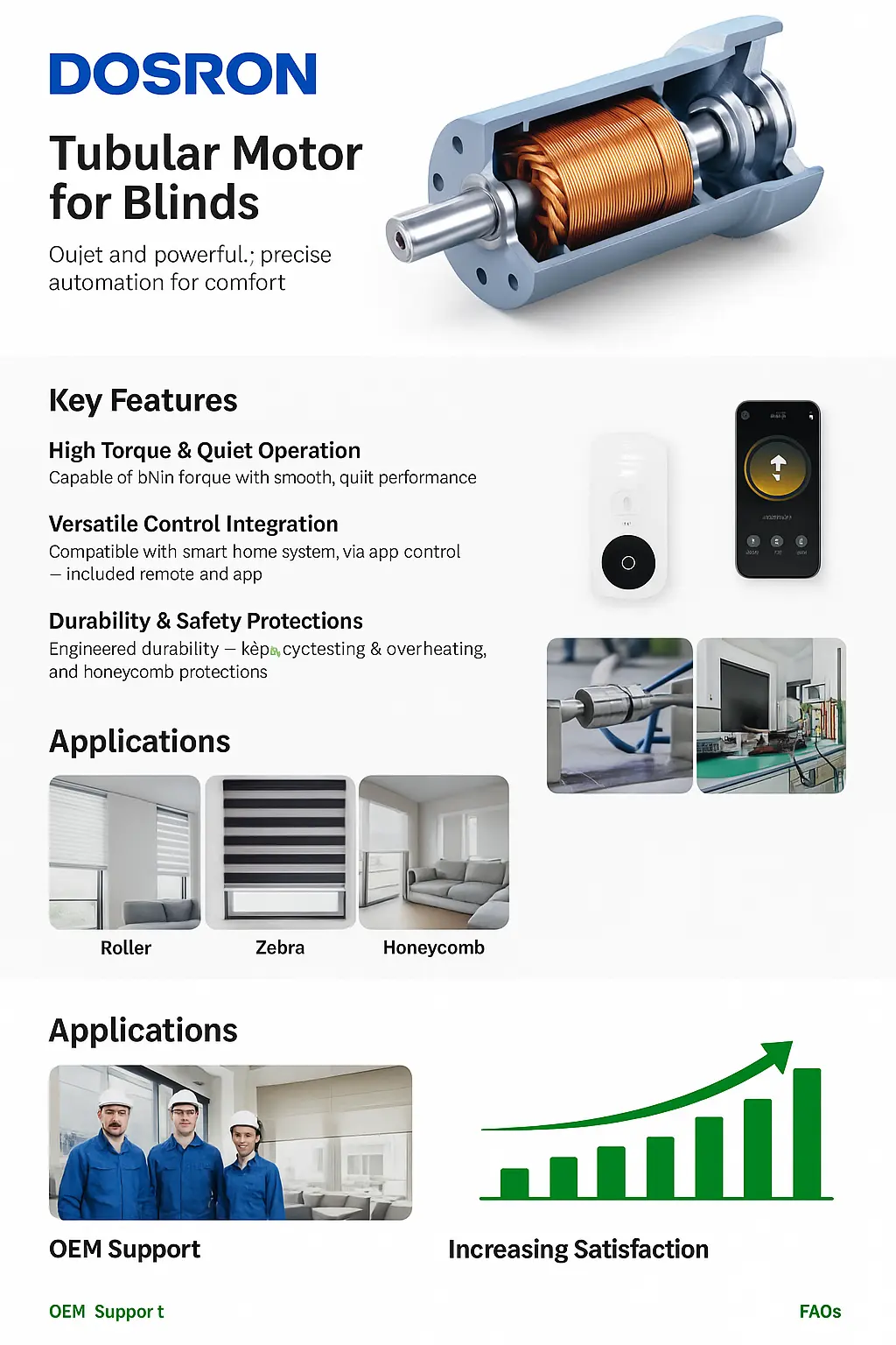 factory and engineering support team images, OEM customization display