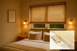 Modern Wholesale Bamboo Wood Roller Blinds Spring Kit Mechanism | Dosron zebradual shade motor