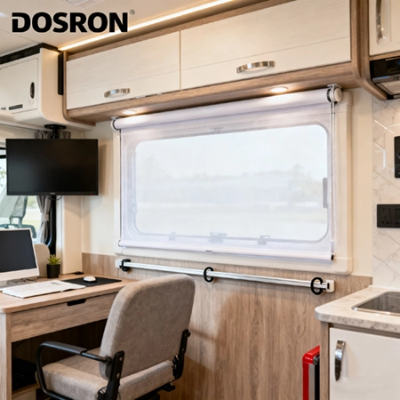 Application of cordless roller blinds for RVs Application of cordless roller blinds for RVs